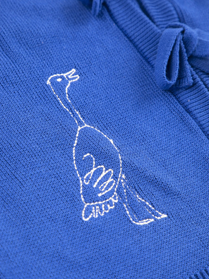 Cárdigan cropped de algodón Summer Trip Bird