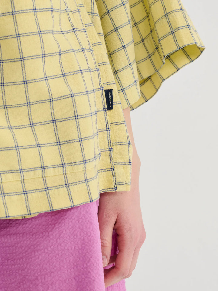 Kimono court en crêpe mousseline Spicy Window