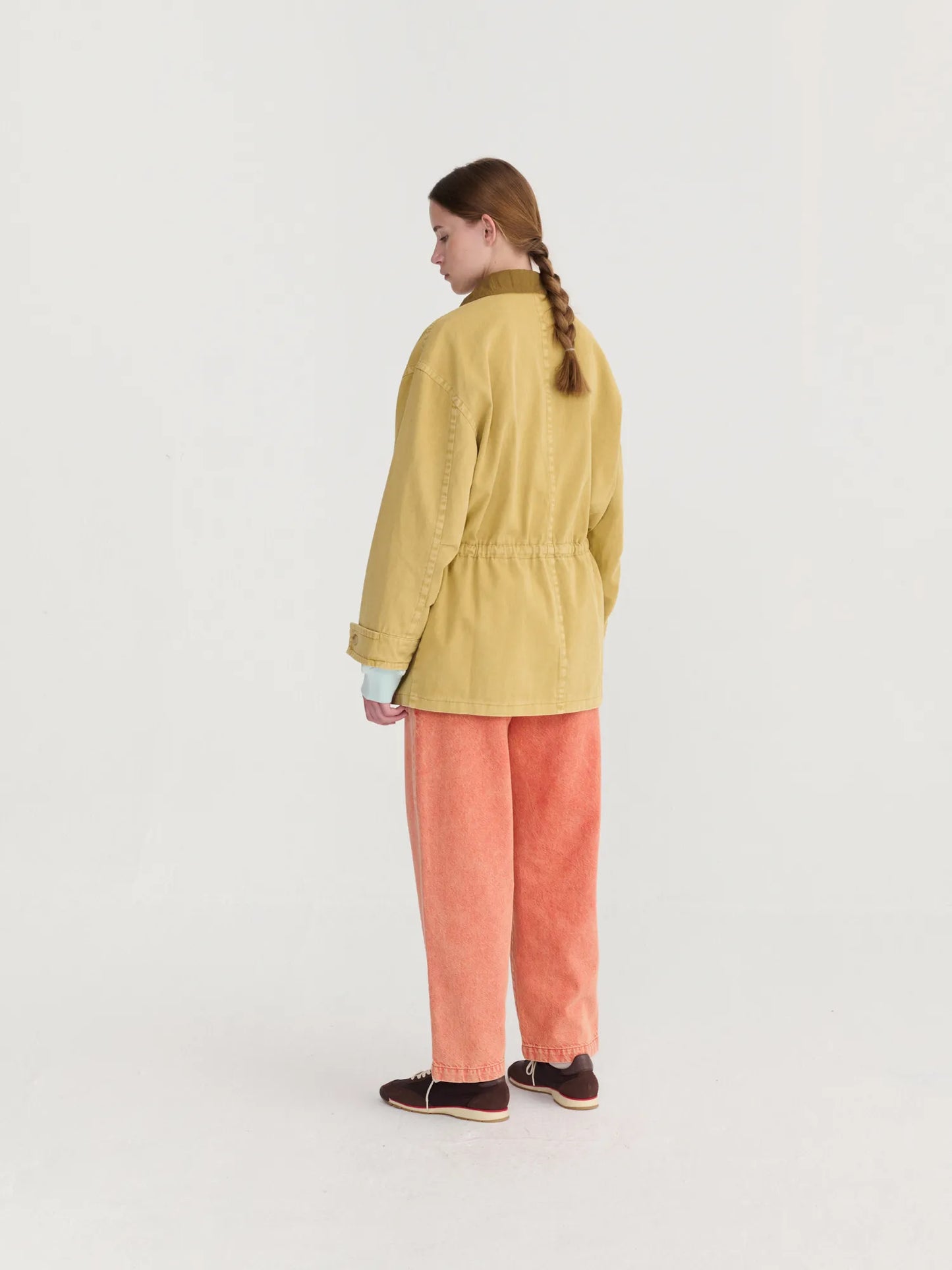 Veste en coton délavé