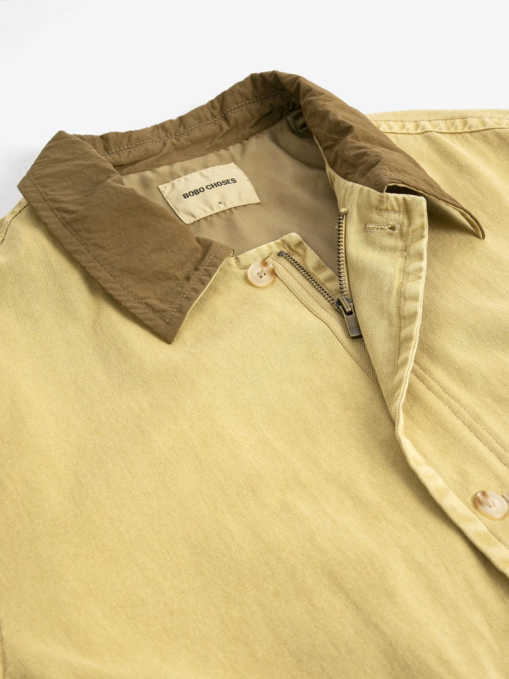 Veste en coton délavé