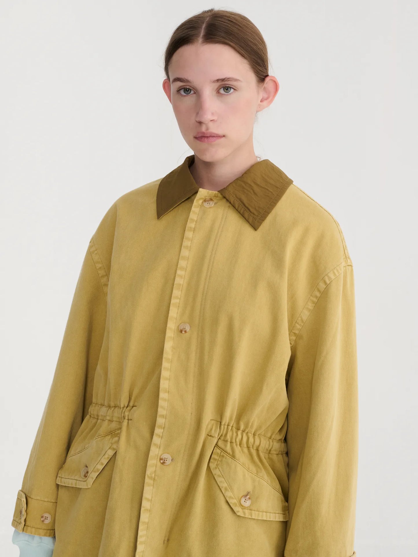 Veste en coton délavé