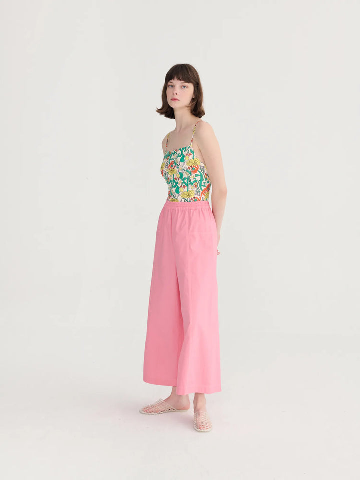 Color herbalist pattern recycled swimsuit