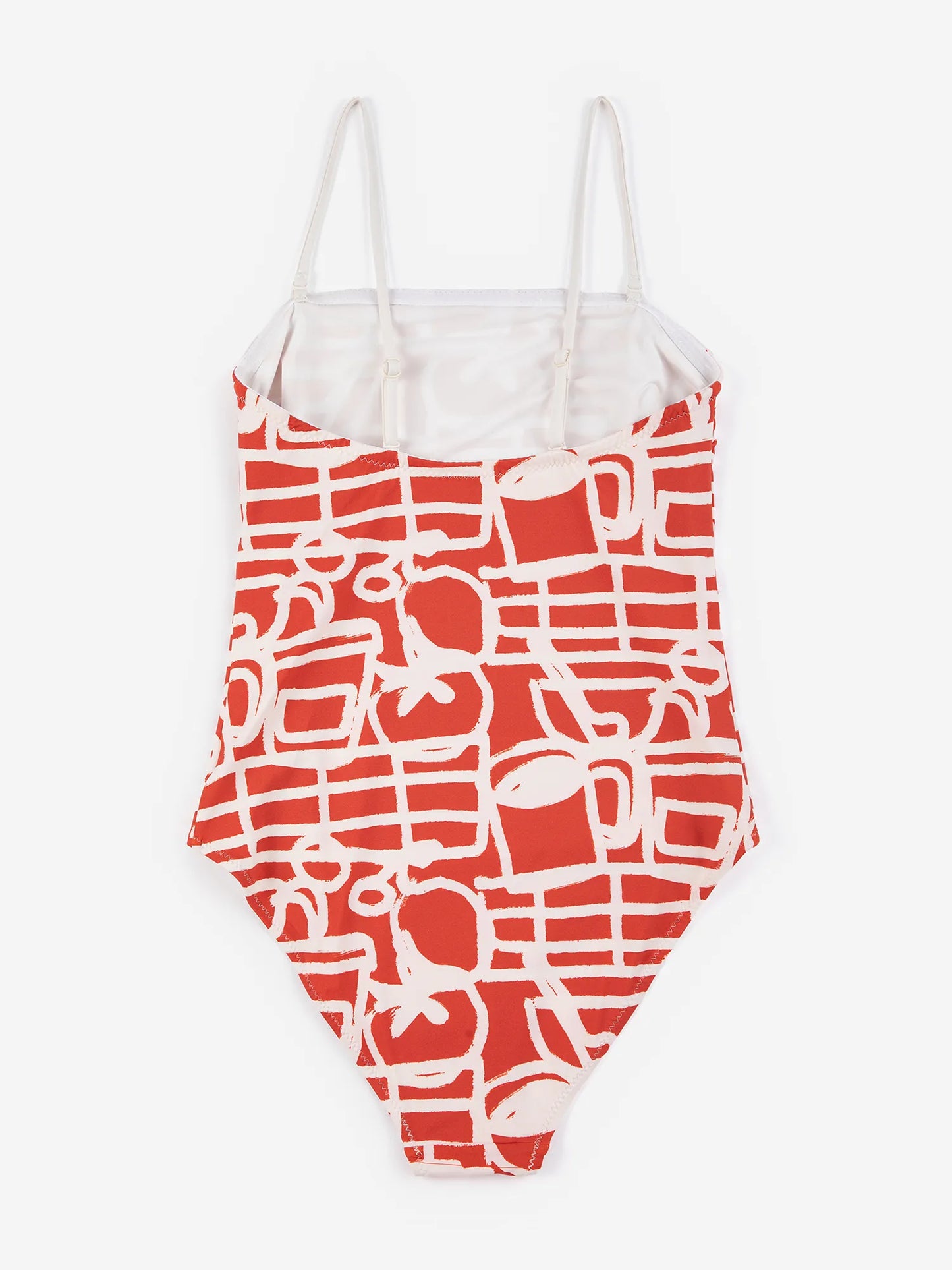 Cookery festival pattern recycled swimsuit