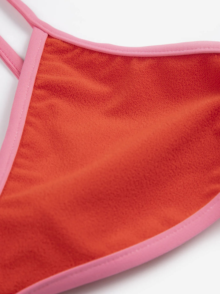 Top de tejido de rizo