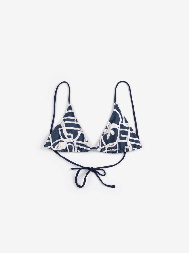 Cookery festival recycled triangle bikini top