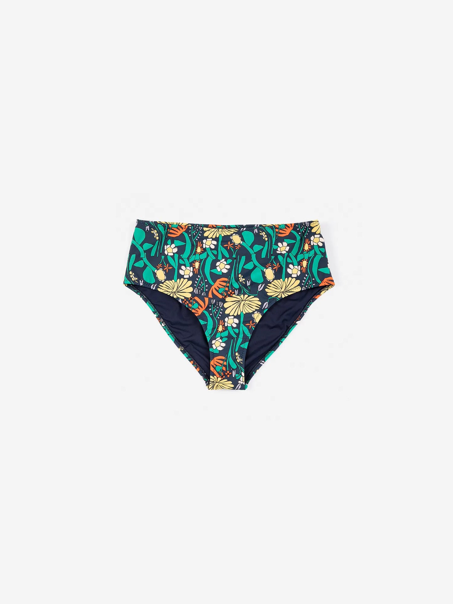 Color Herbalist recycled high bikini bottom
