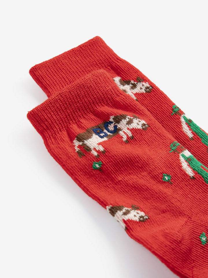 Calcetines cortos estampados Farm Adventure
