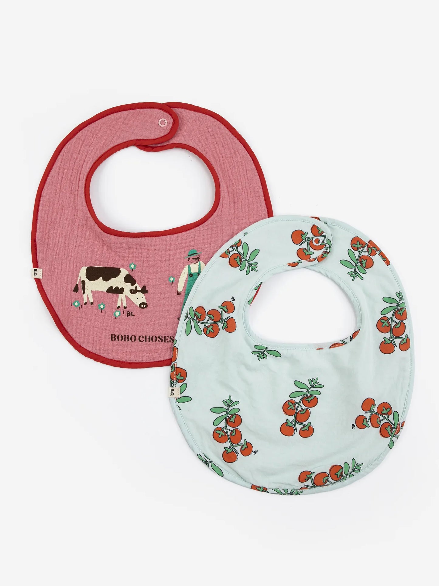 Juicy Tomatoes bib set x2