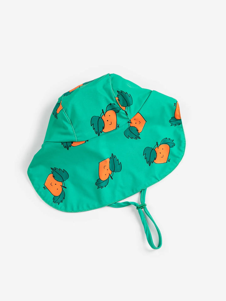 Curious Turnip all over swim cap