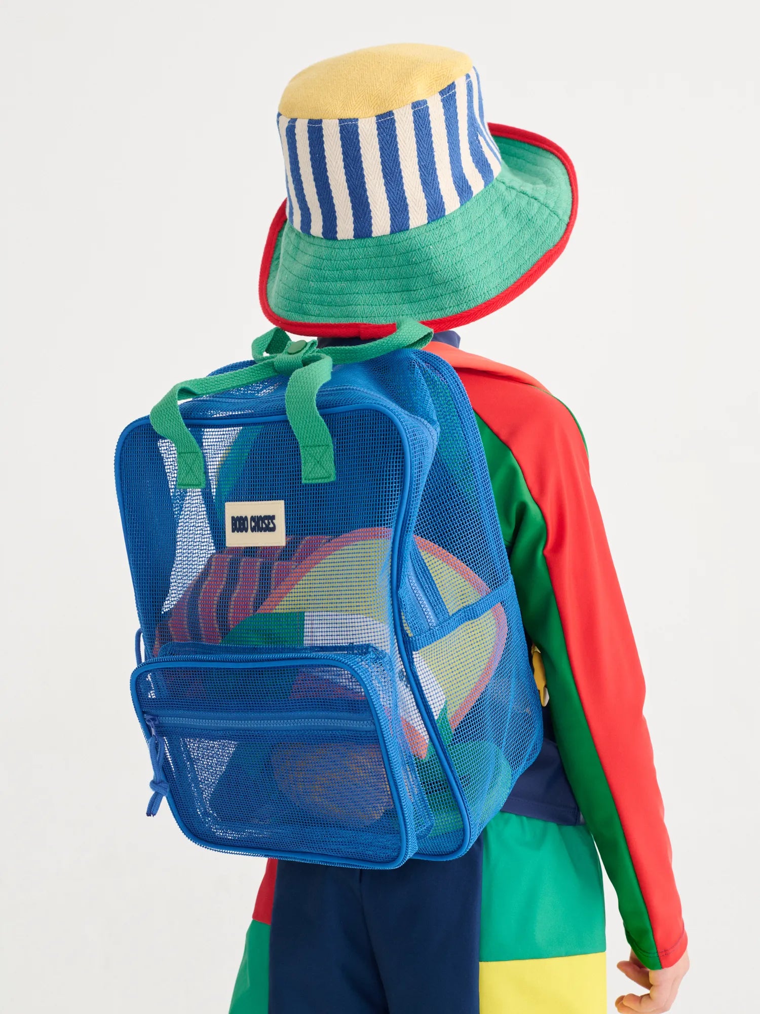 Bobo Choses color block mesh backpack | Bobo Choses for Kid Bobo Choses color block mesh backpack | Bobo Choses for Kid