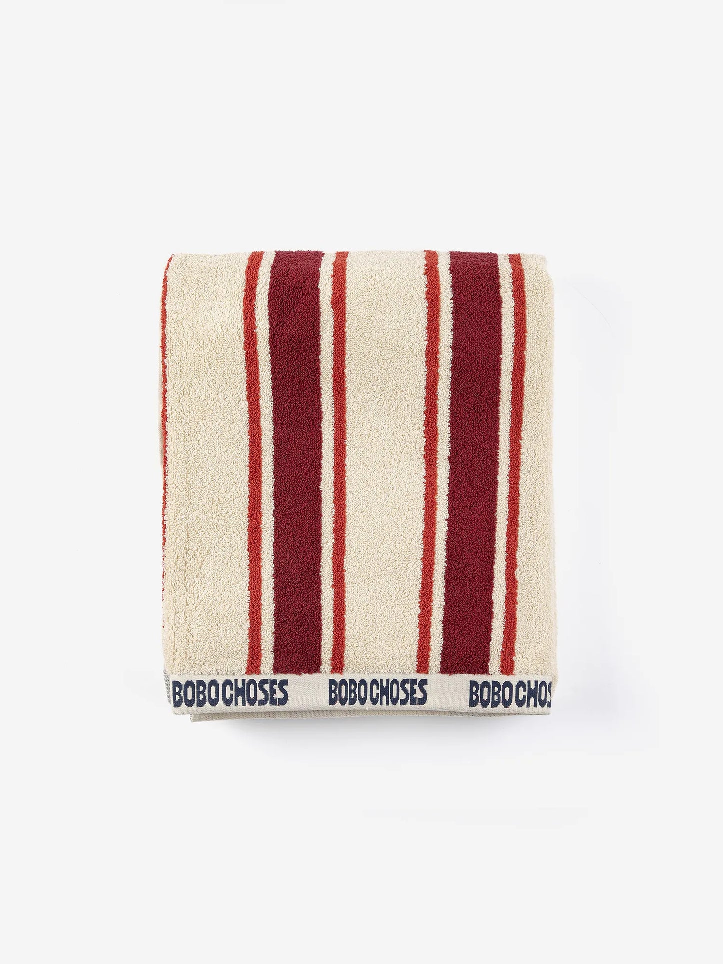 Bobo Choses Striped beach towel