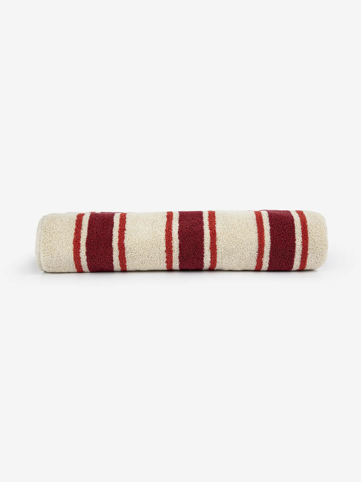Bobo Choses Striped beach towel