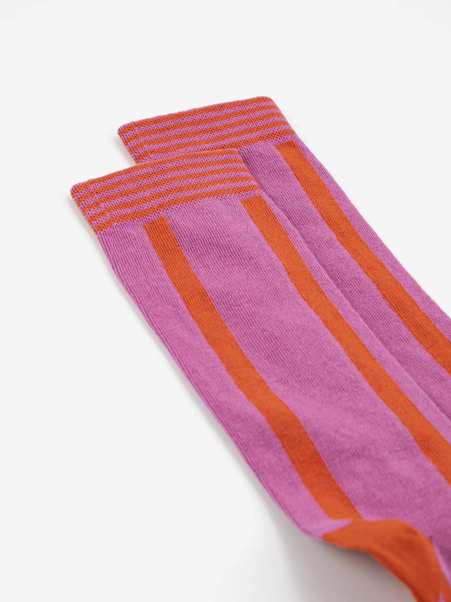 Lange Baumwollsocken Rosa