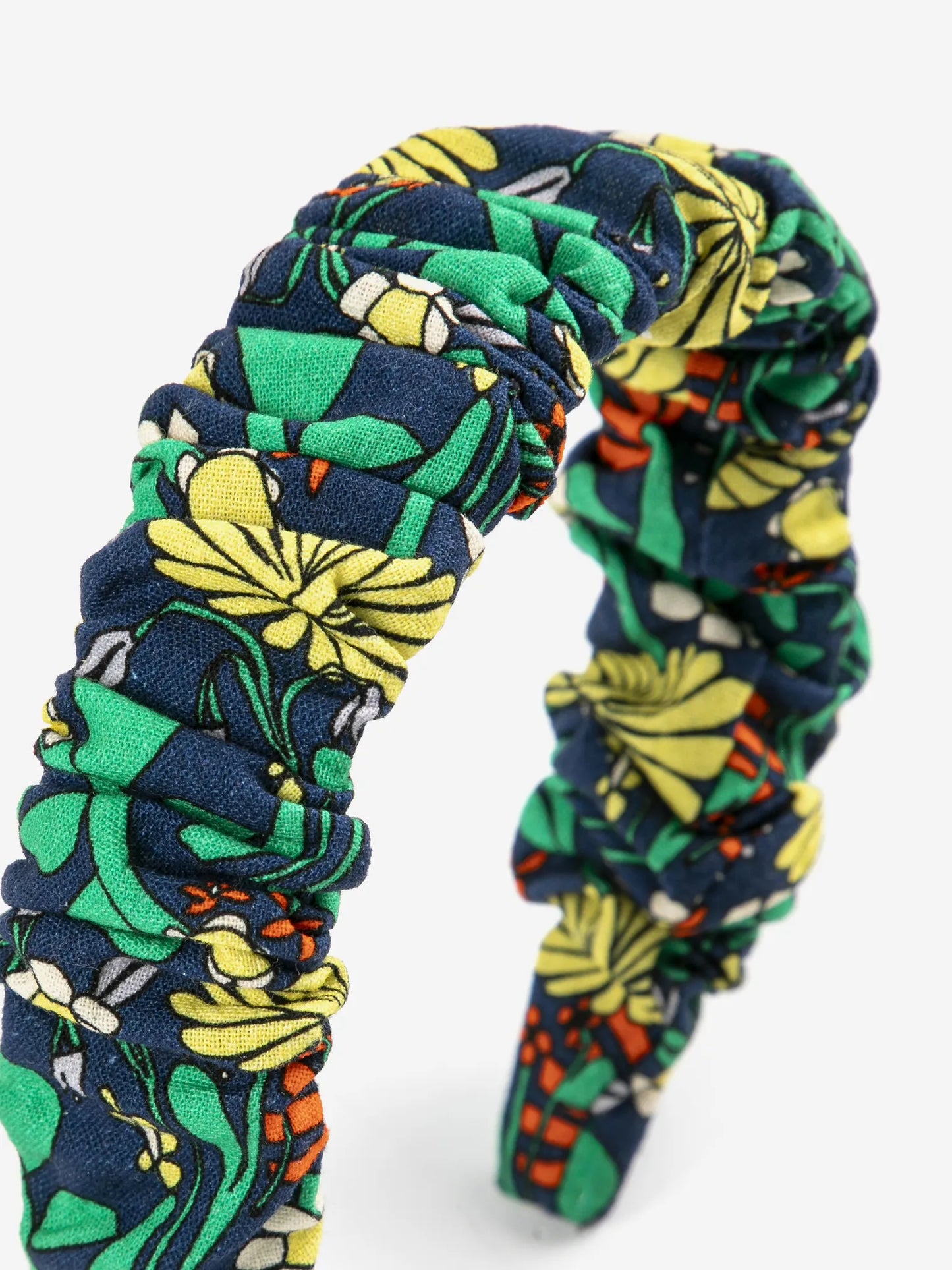 Color Herbalist blue gathered headband