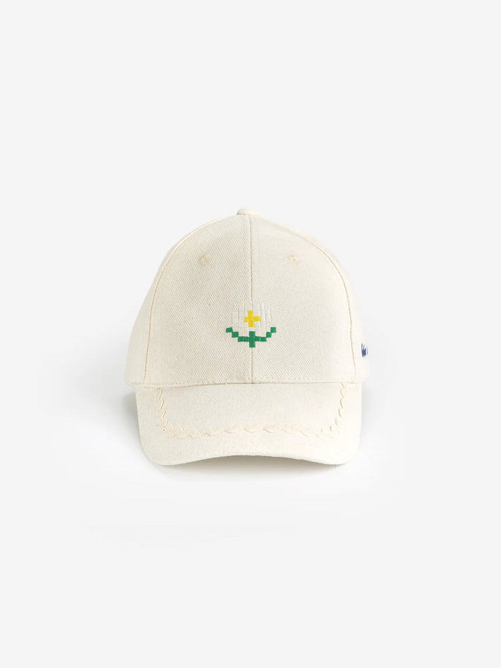 Pixel Daisy twill cap