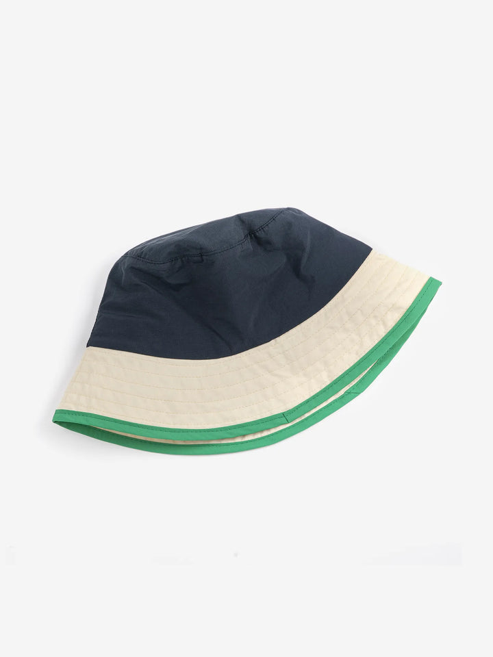 Color block bucket hat