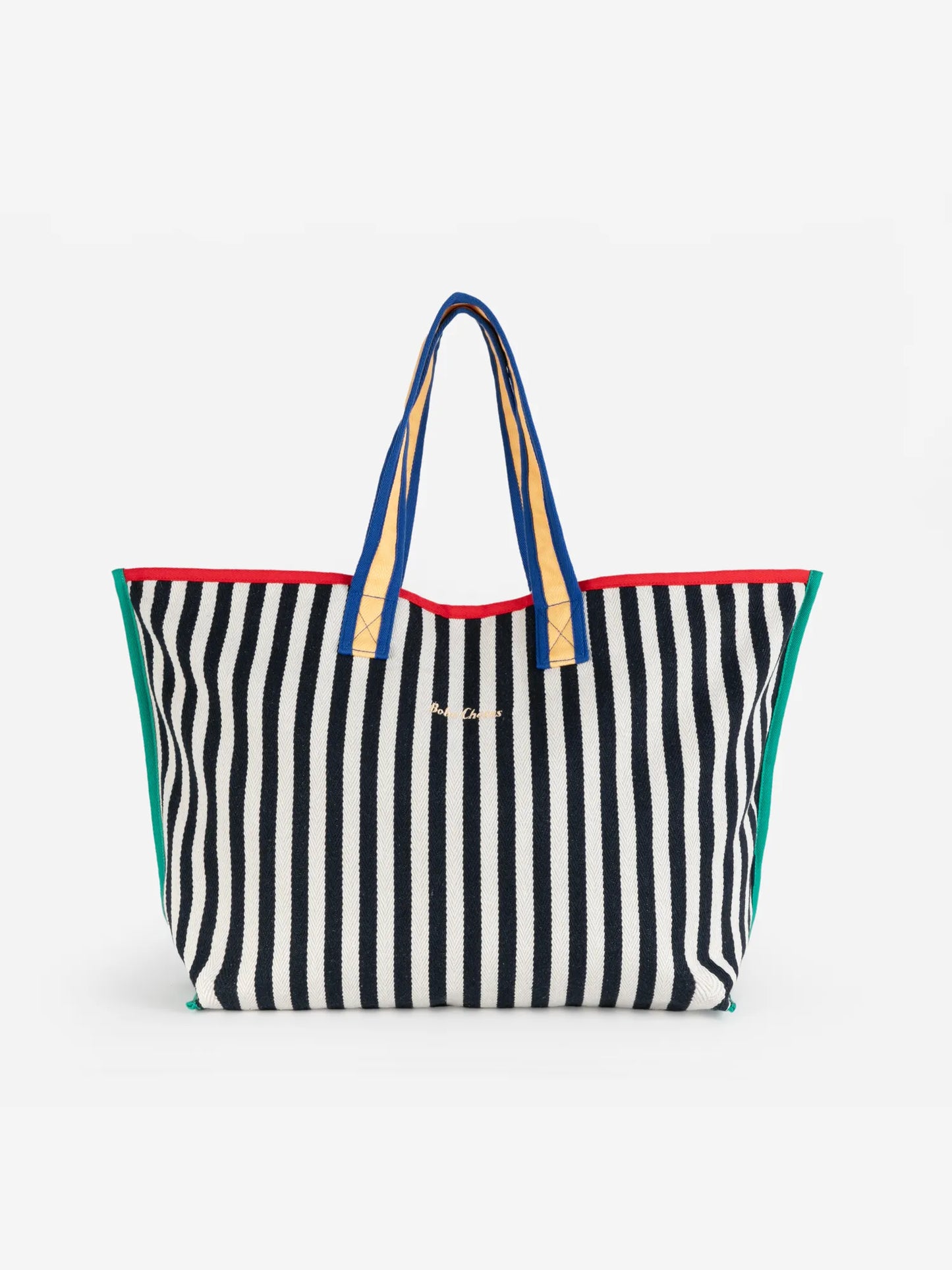 Color block cotton bag