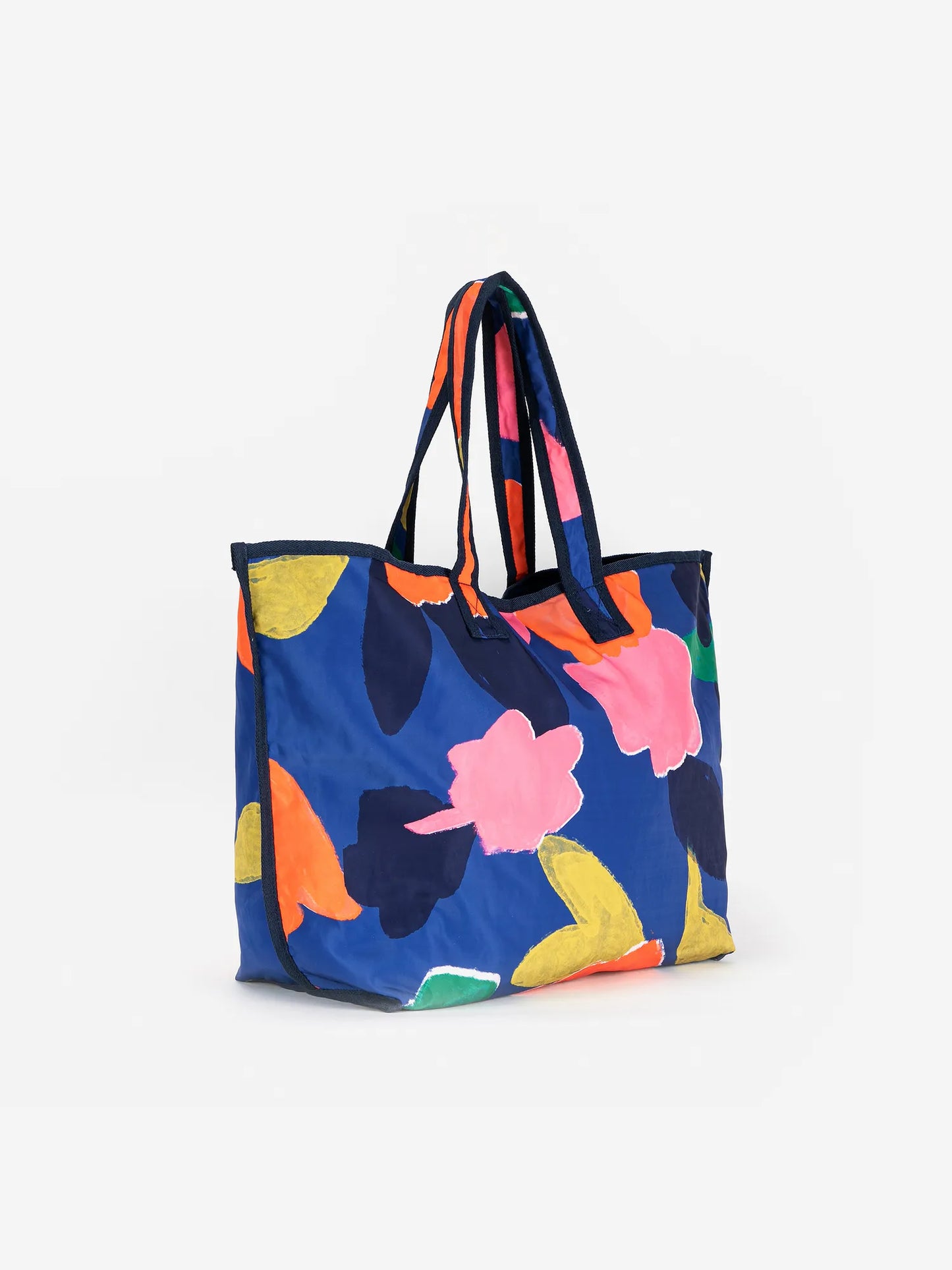 Blooming color canvas tote