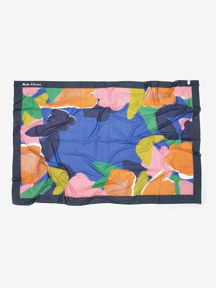 Blooming color cotton sarong