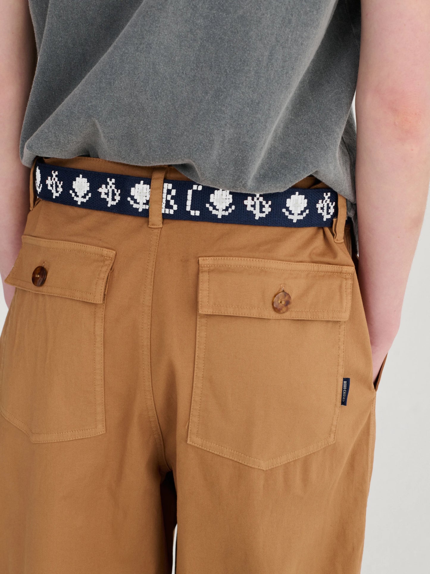 Embroidery Pixel Daisies belt