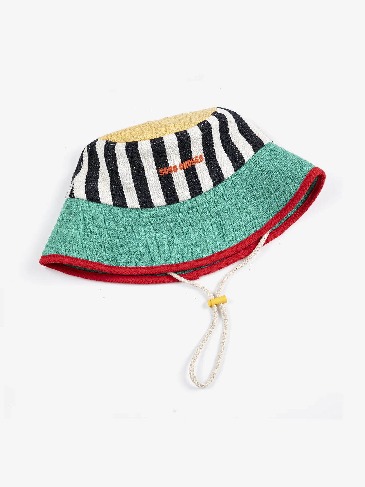 Color block cotton hat