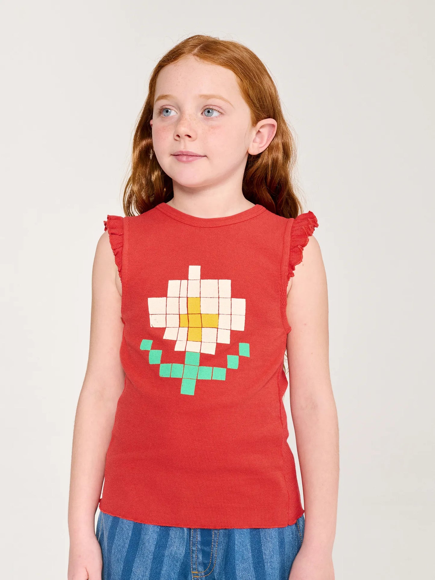 Pixel Daisy 러플 탑