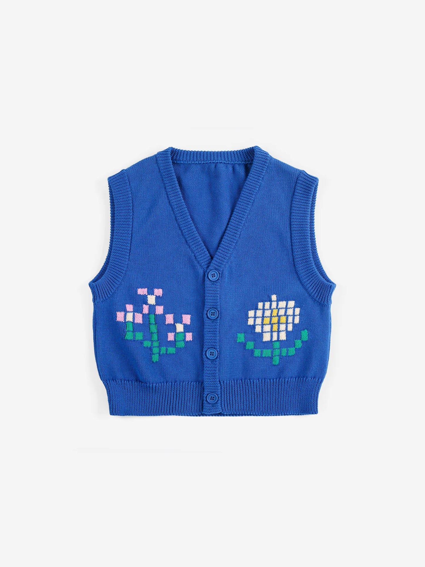 Pixel Flower Baumwollweste