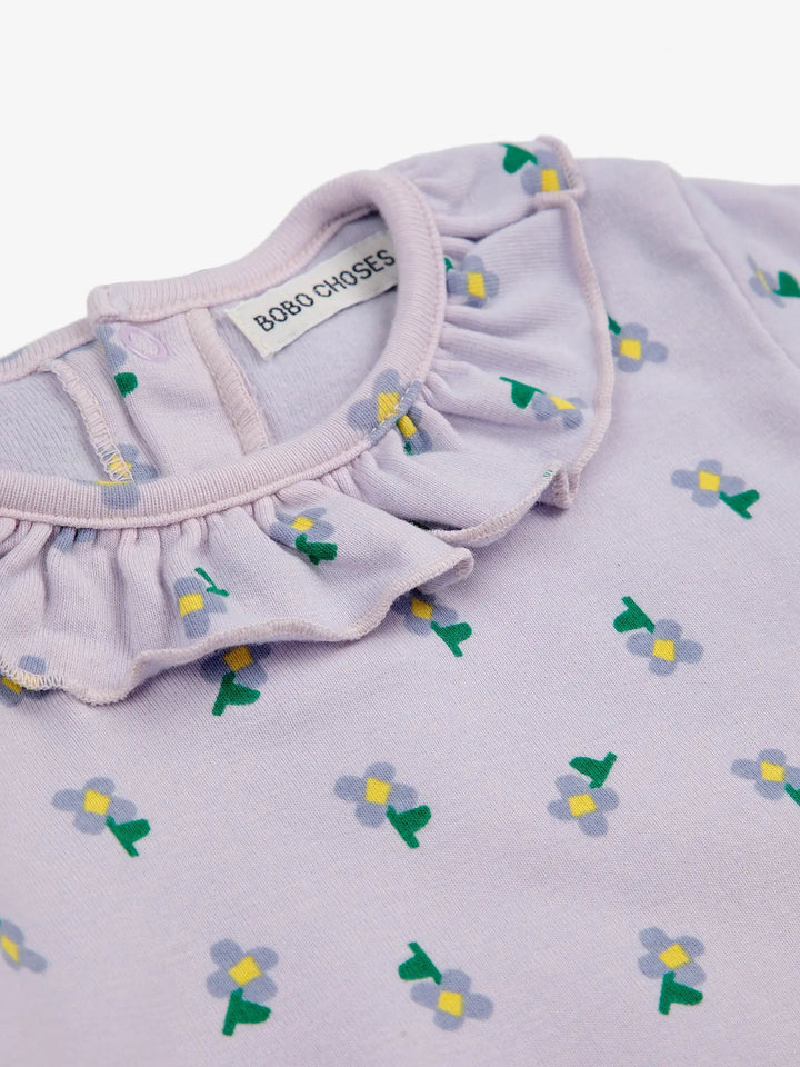 Bodi amb volant Pansy Flower