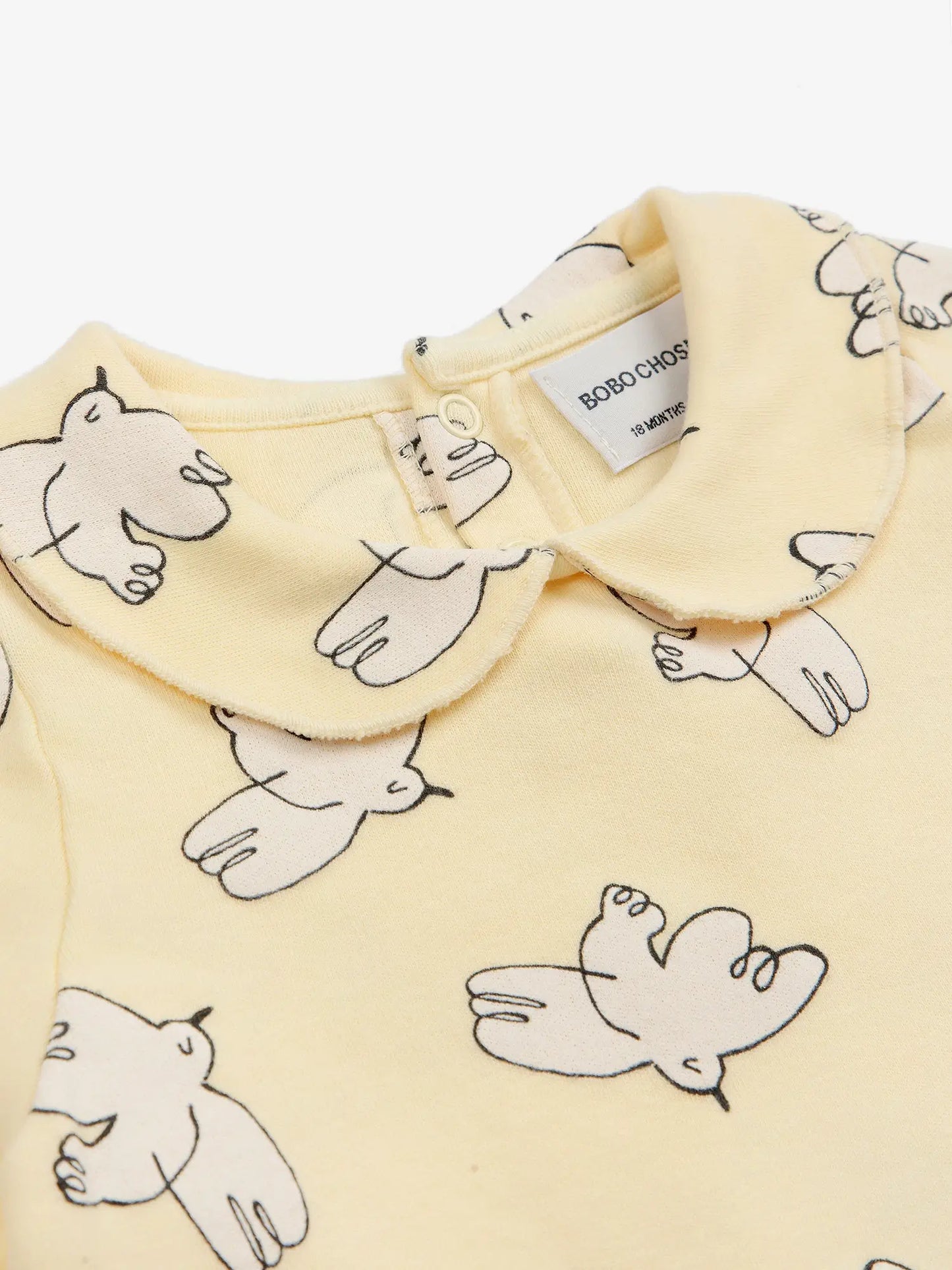 Freedom Bird all over collar T-shirt