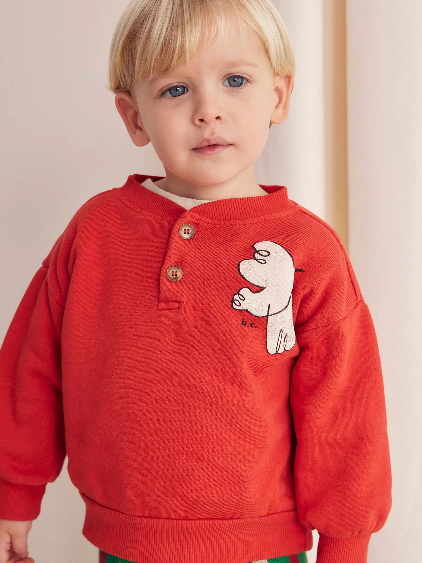 Freedom Bird buttoned sweatshirt