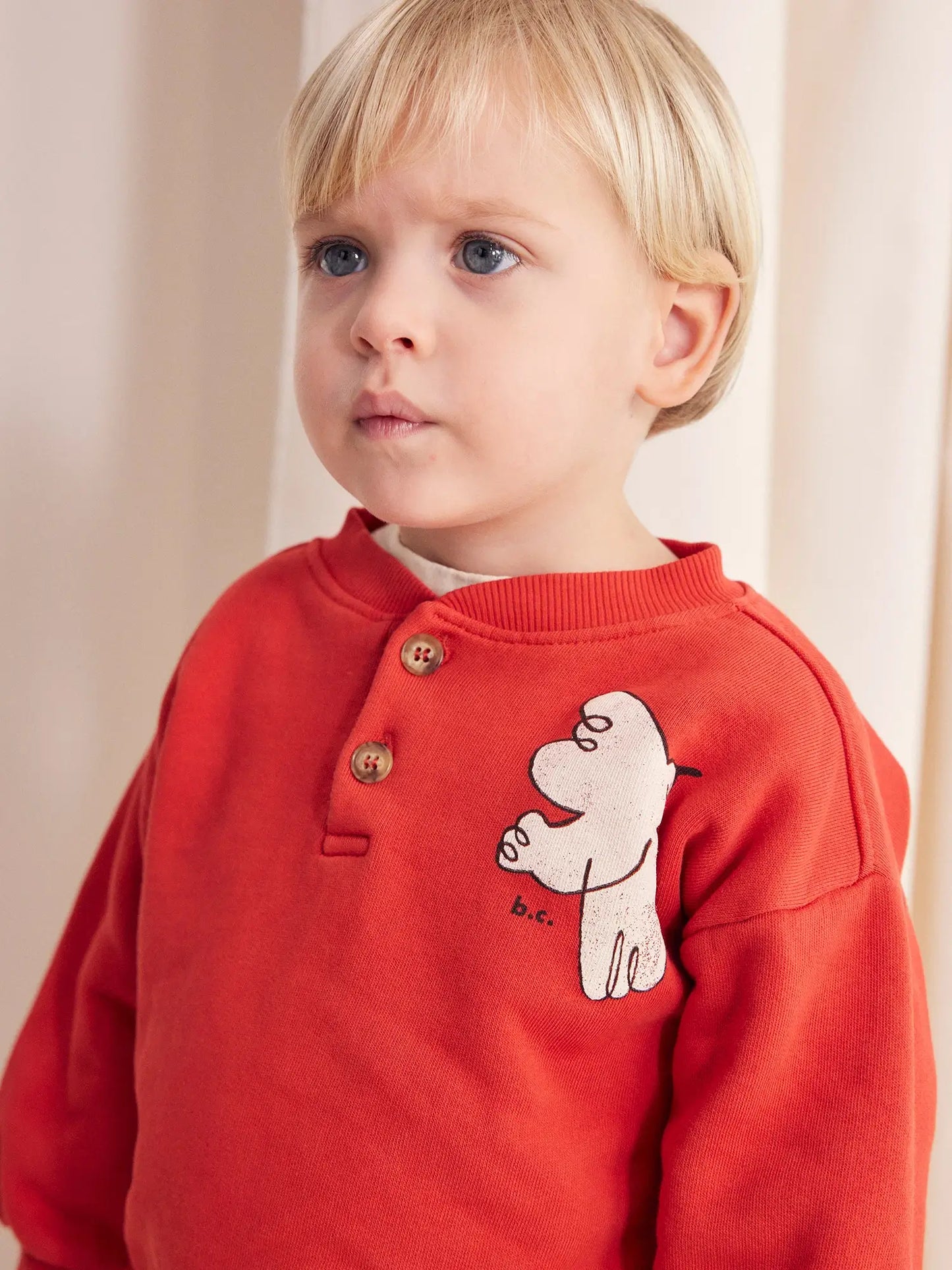 Freedom Bird buttoned sweatshirt