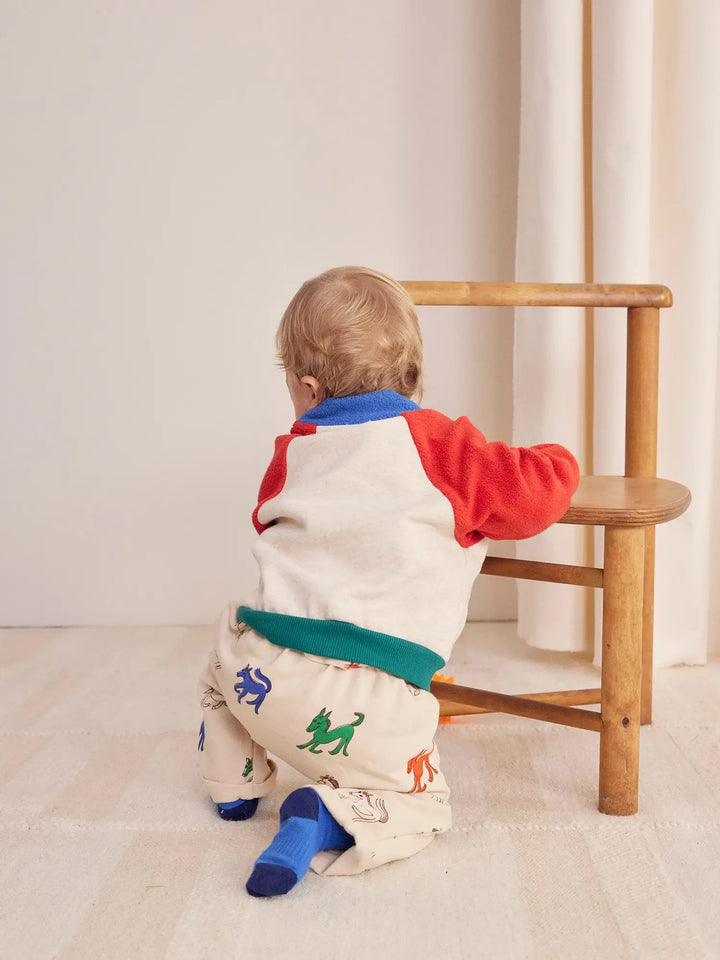 Dessuadora amb cremallera blocs de color BC