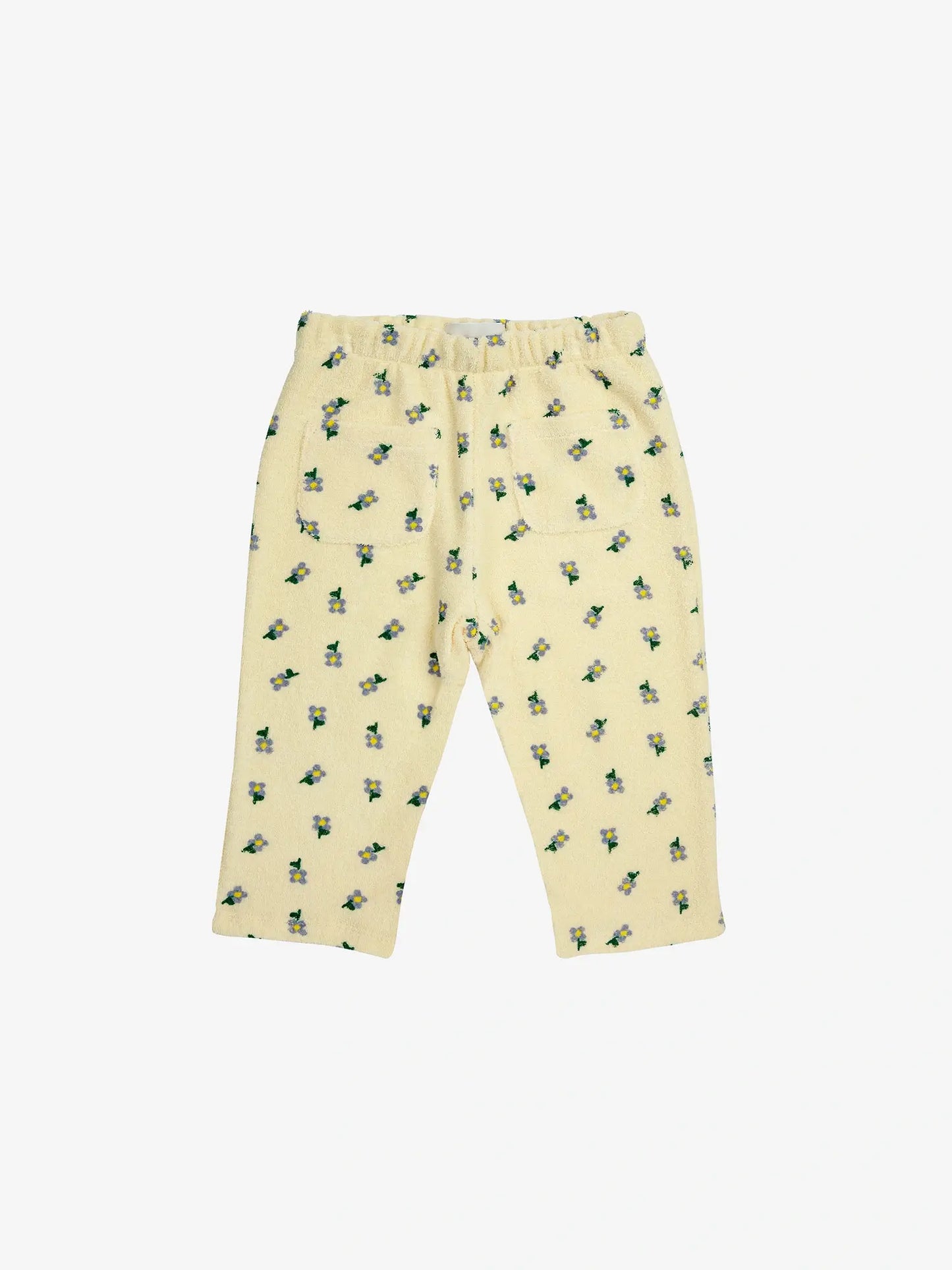 Pantalón jogger recto estampado Pansy Flower