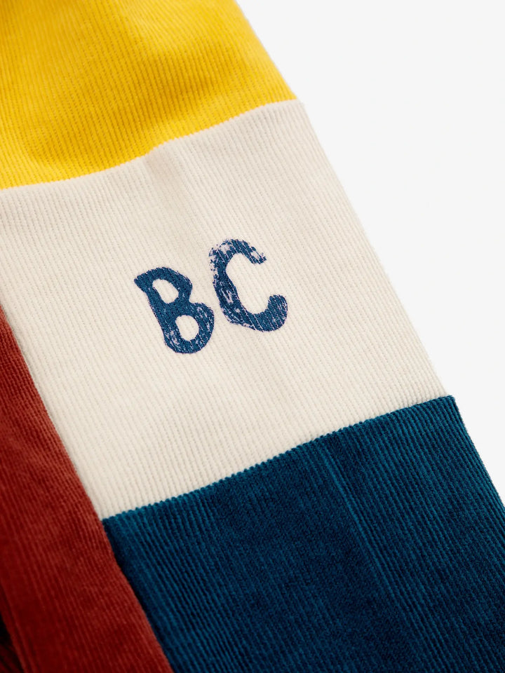 Pantalons de pana Colorblock