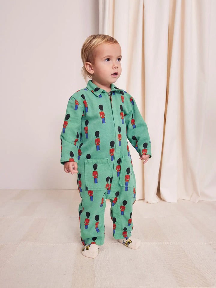 Gewebter Jumpsuit Little Tin Soldiers Allover