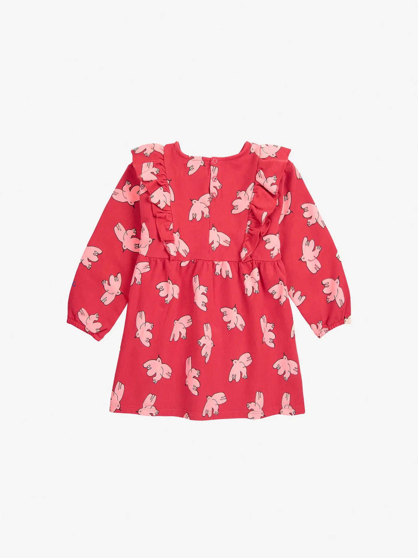 Freedom Bird all over ruffle dress