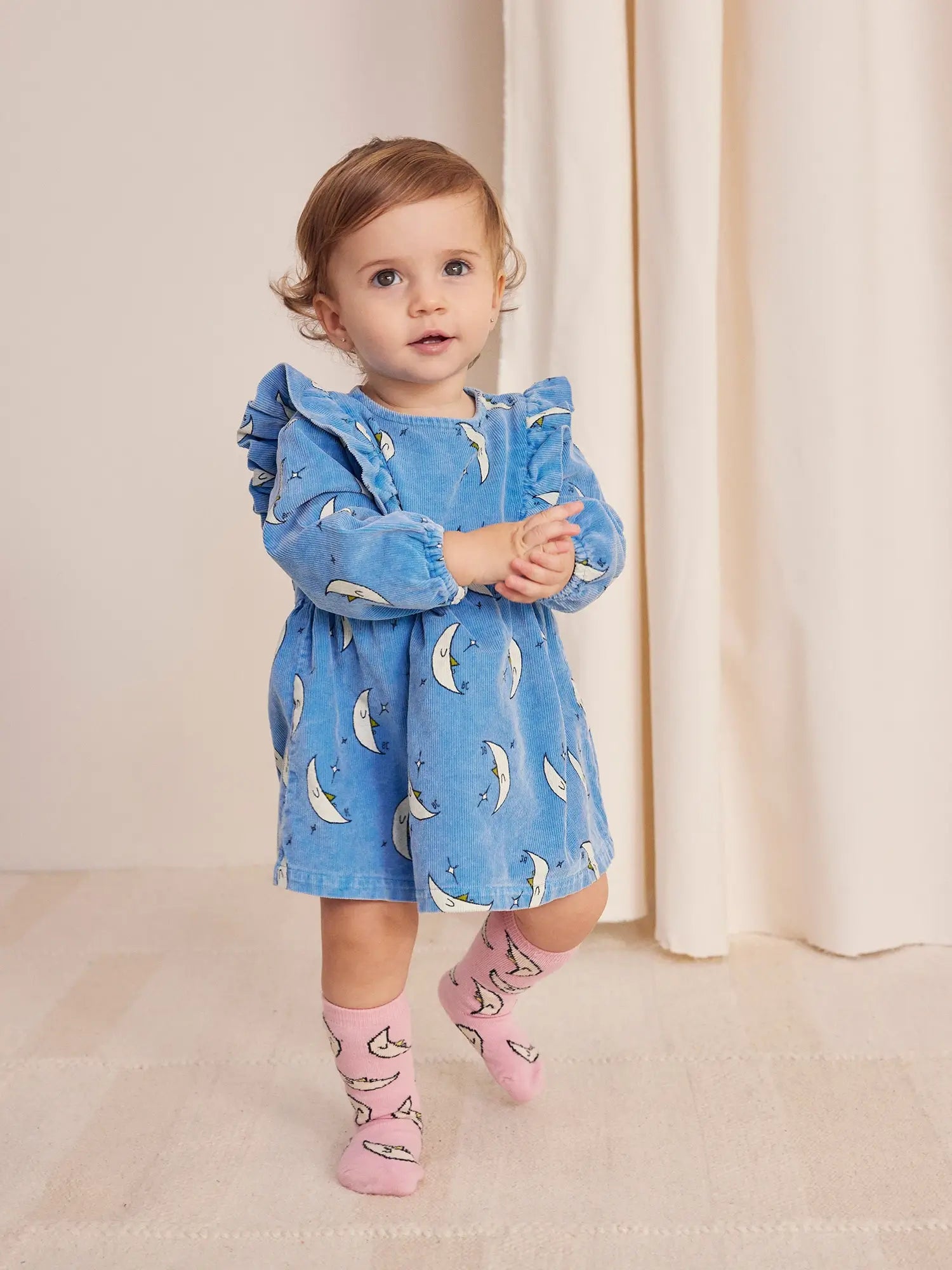 Bobo Choses Beneath The Moon Baby Corduroy Dress