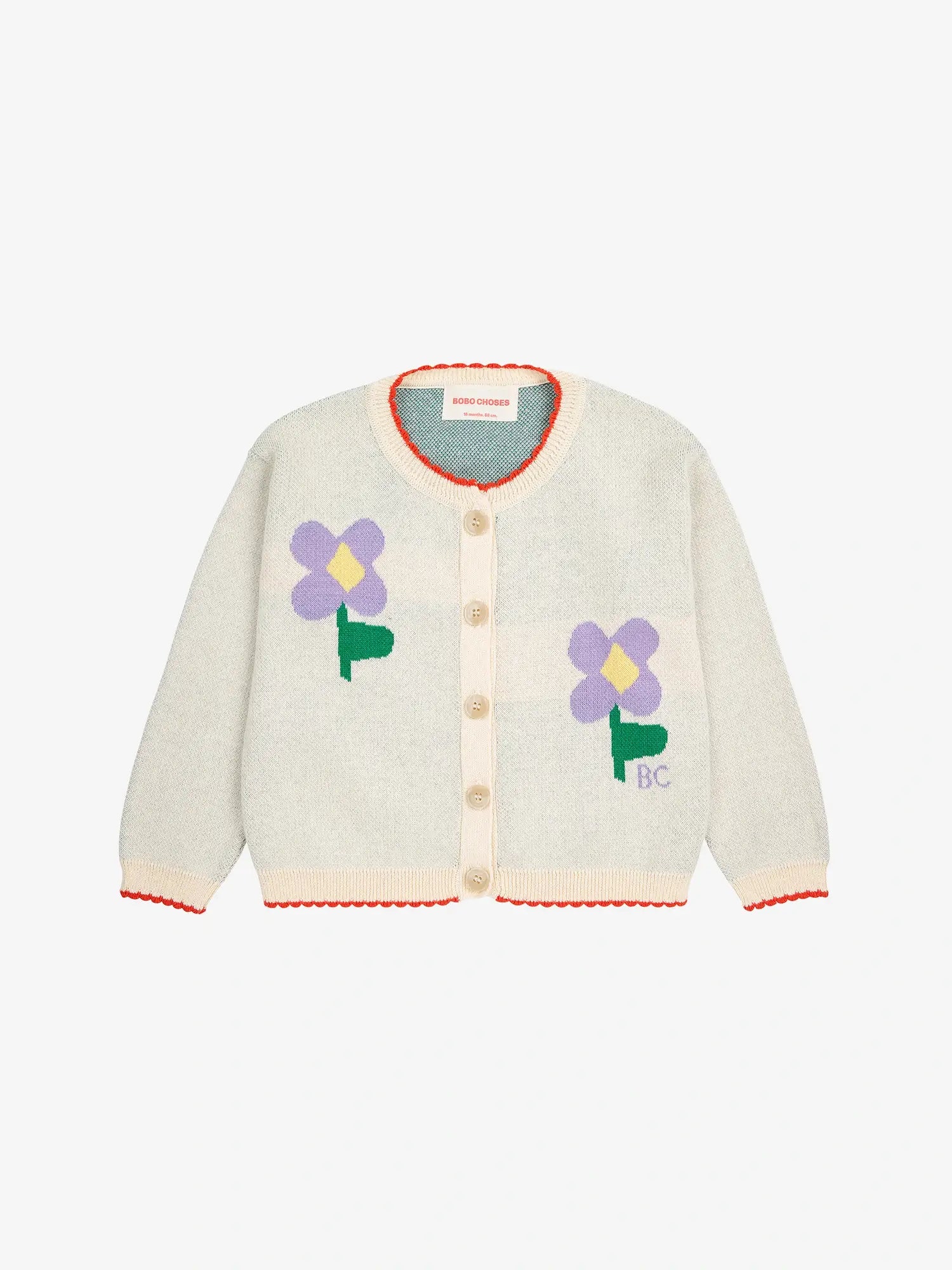 Bobo Choses Cute Cat factory Cardigan for kid