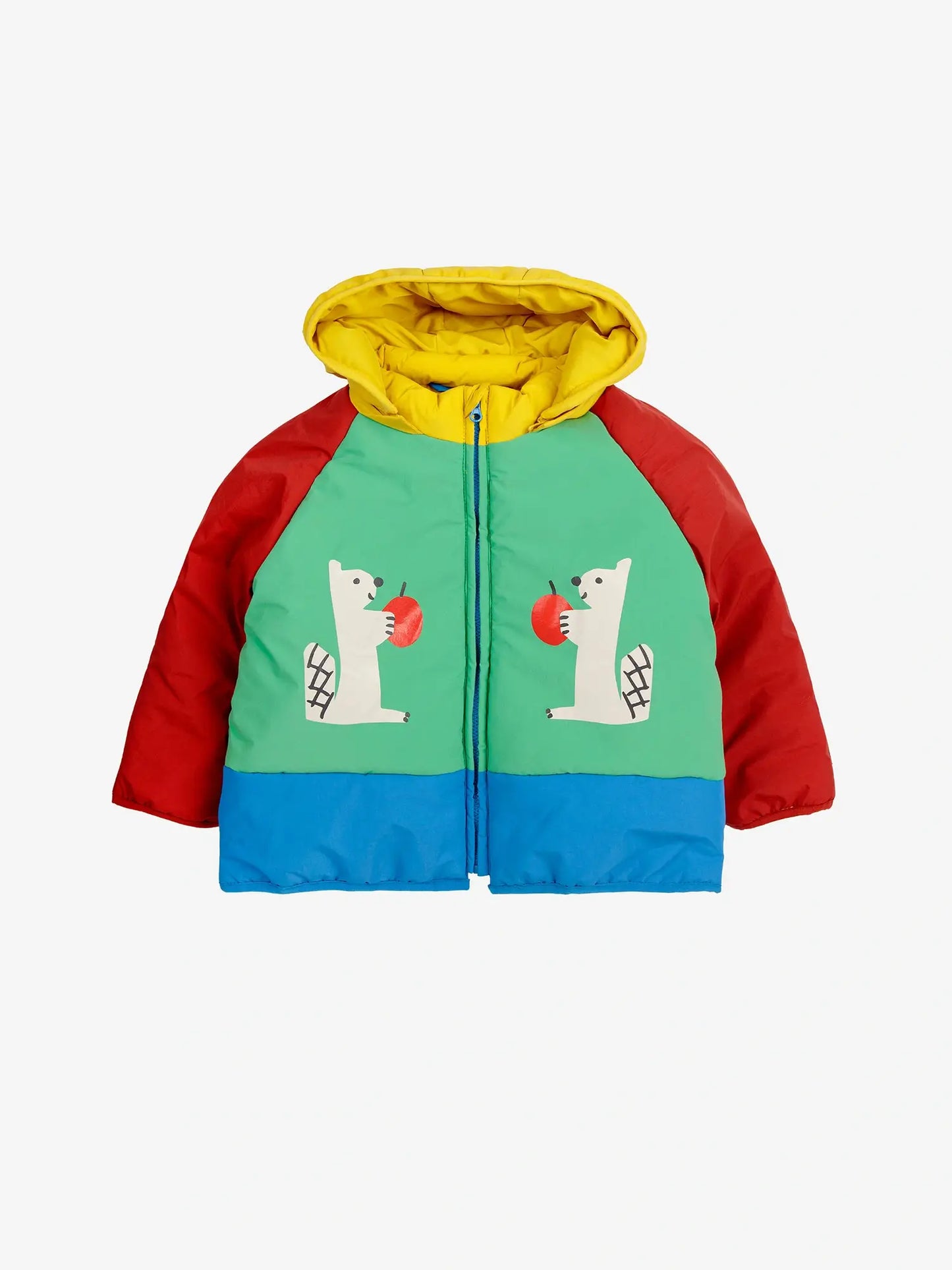 Hungry Squirrel hooded anorak