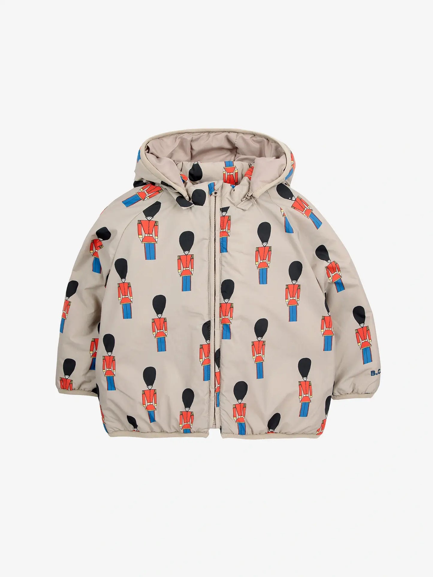 Little Tin Soldiers all over padded anorak