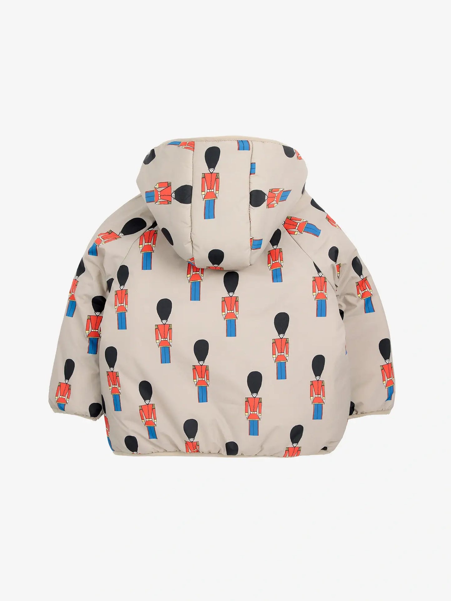 Anorak acolchado Little Tin Soldiers con estampado integral