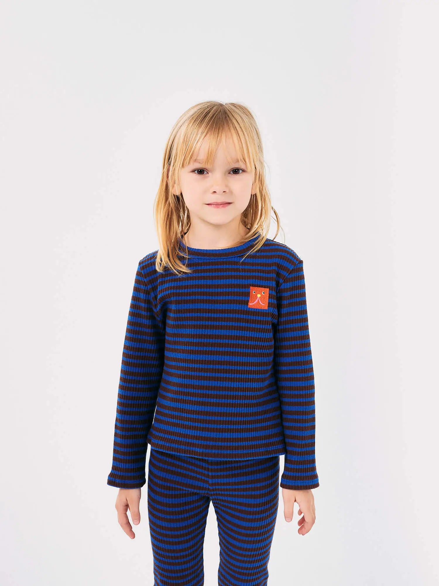 Funny Face Embroidery T Shirt Bobo Choses