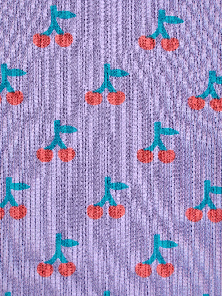 Samarreta de coll alt estampat Cherry