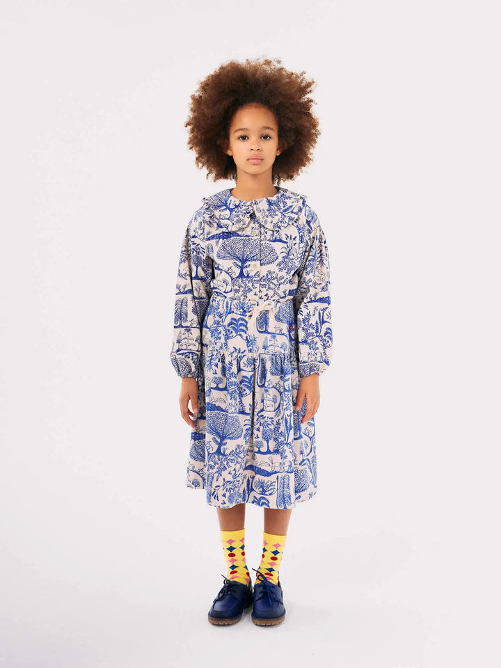 Wonderland all over blouse