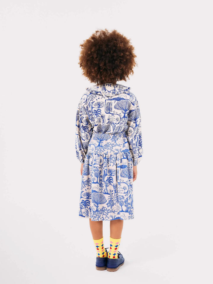 Wonderland all over blouse