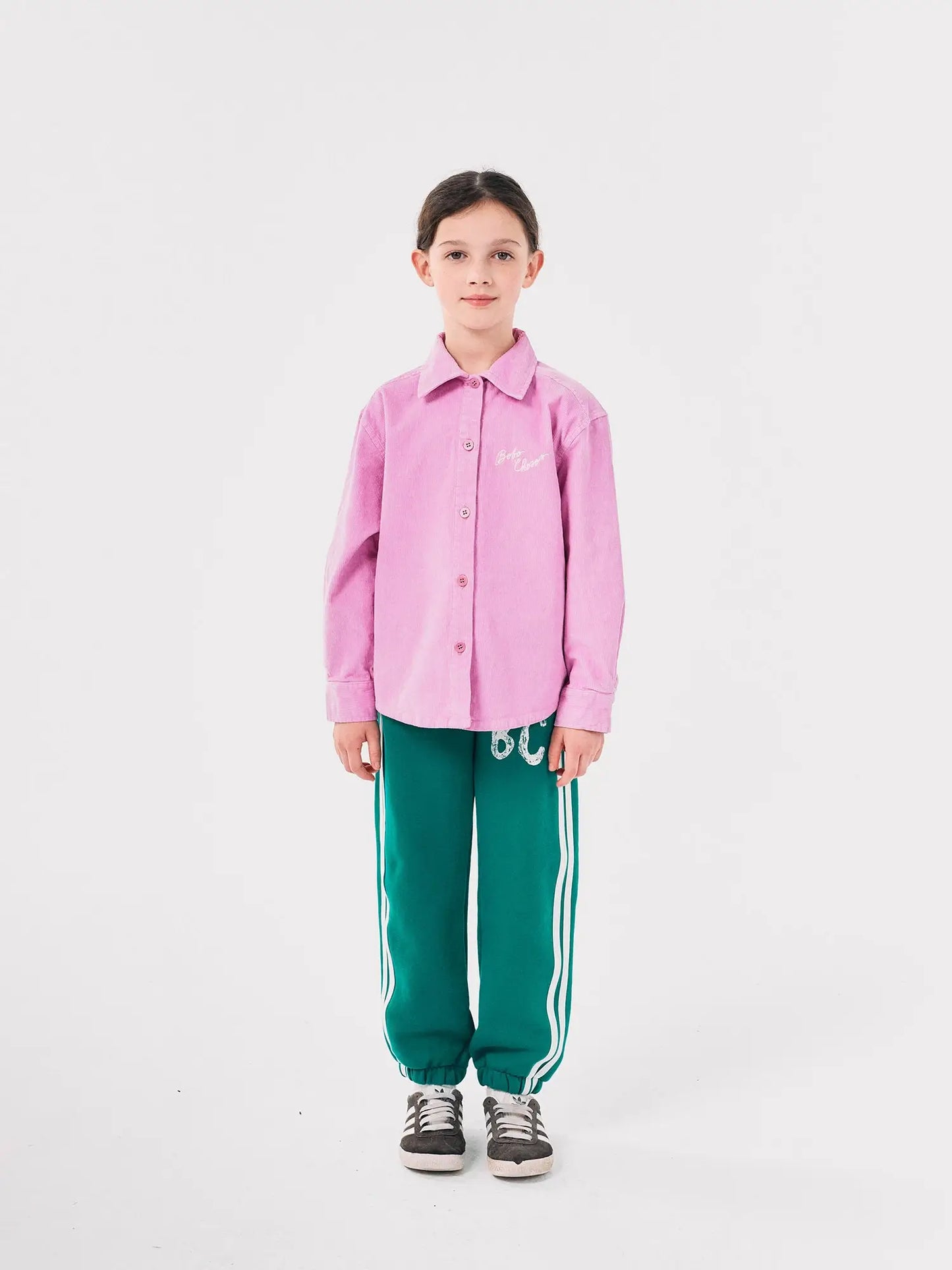 Chemise en velours côtelé et broderie Bobo Choses