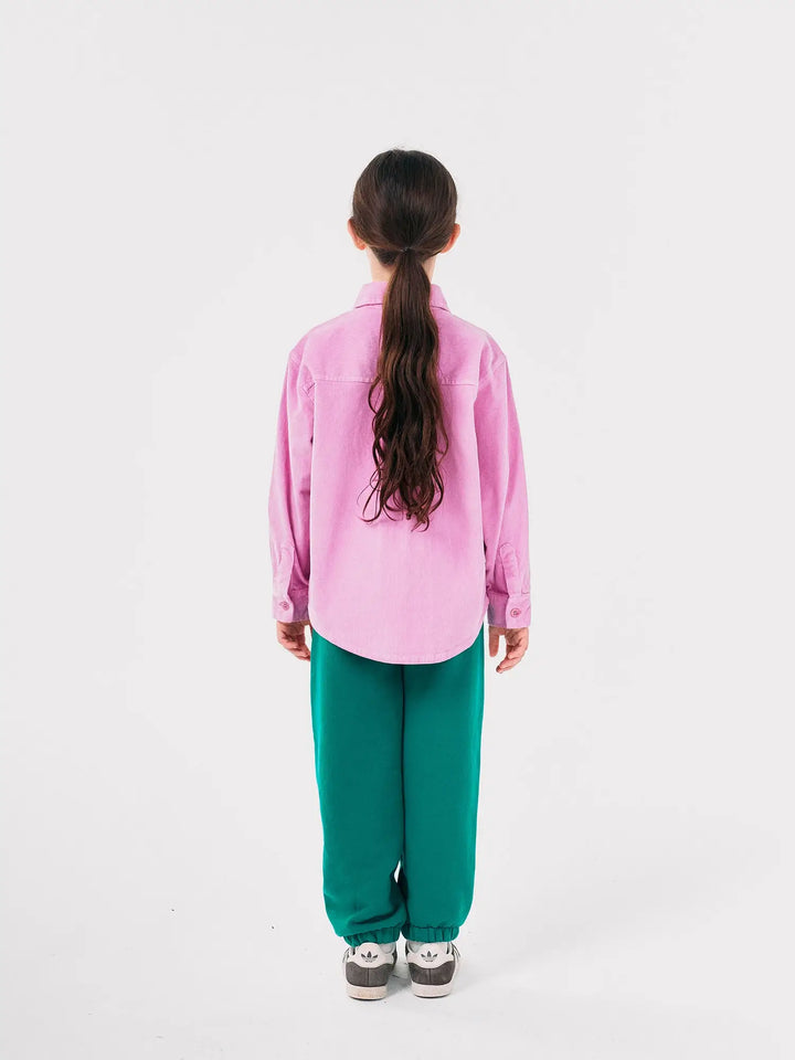 Bobo Choses embroidery corduroy shirt