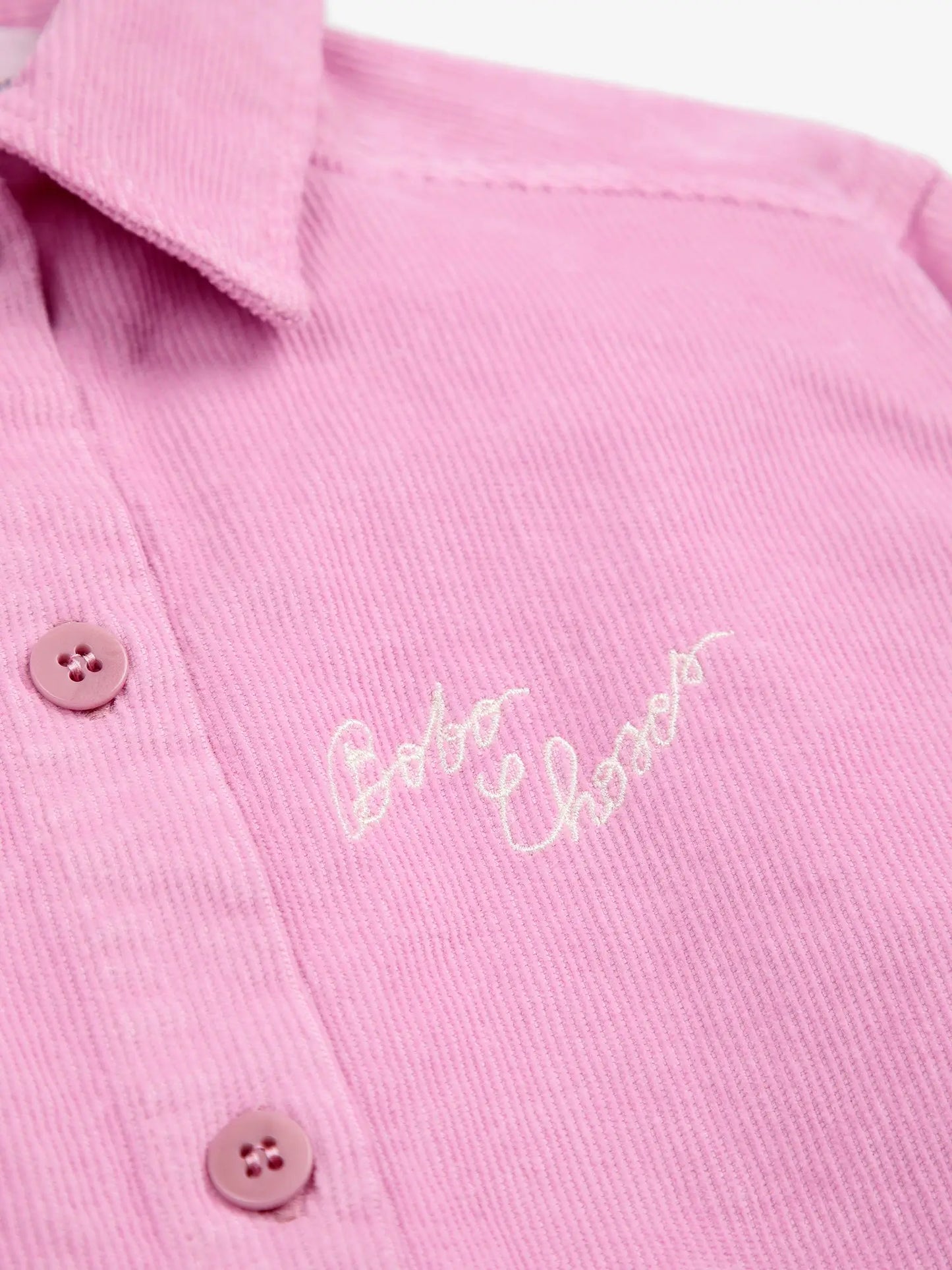 Camisa de pana con detalles bordados Bobo Choses