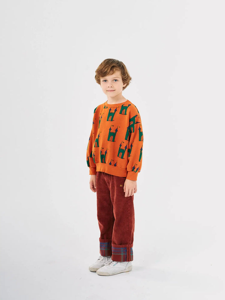 Dessuadora estampat Faraway Castle