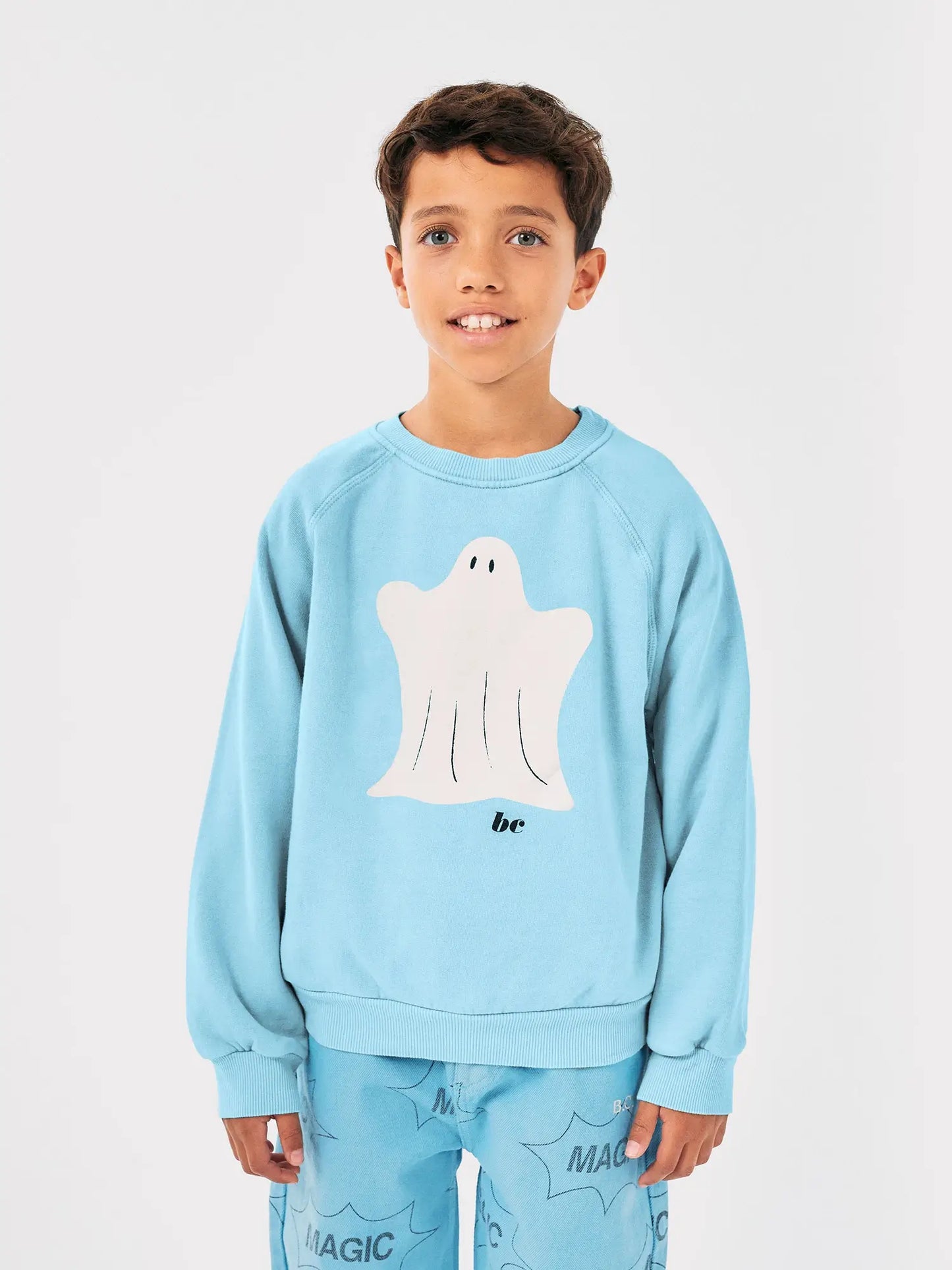 Sweat Funny Ghost à manches raglan